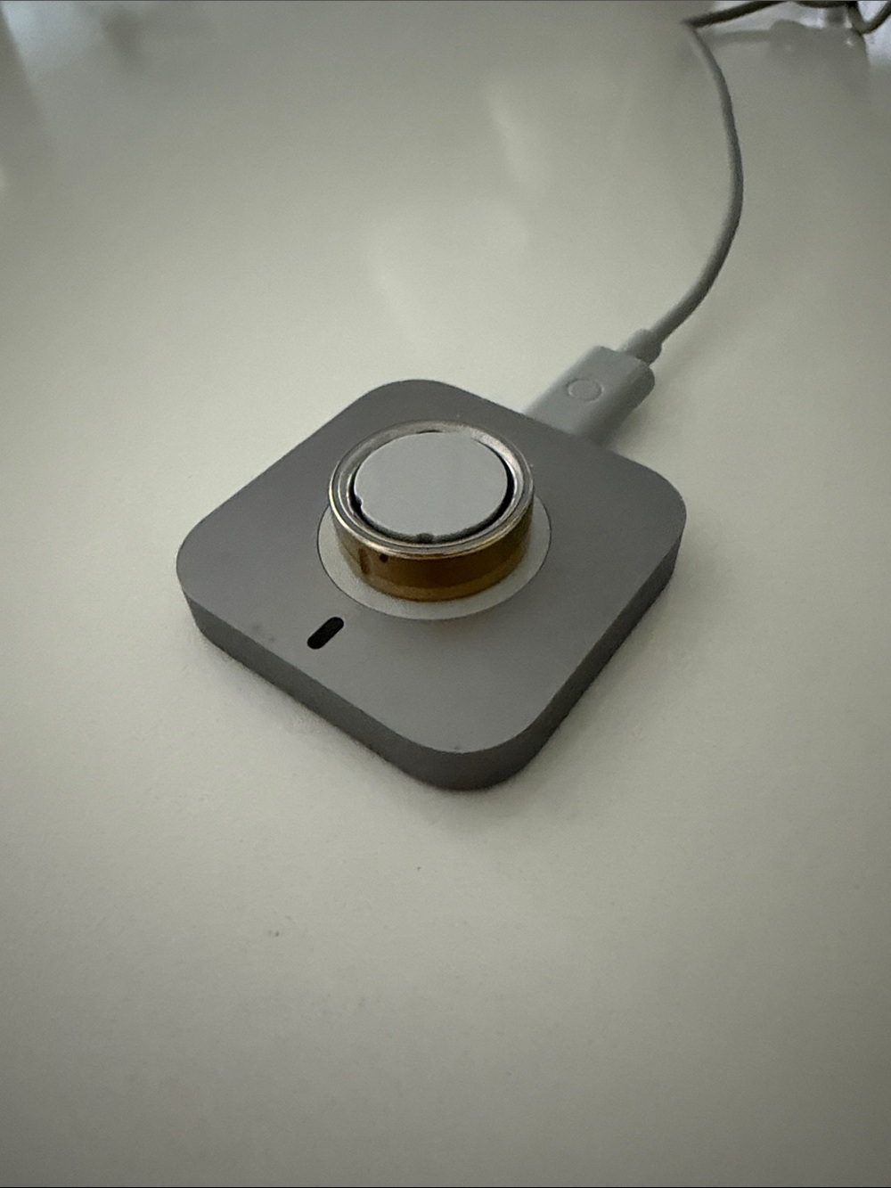 Oura Charger Dock in Gray and Silver